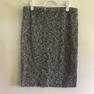 Express Grey Stretch Pencil Skirt size M NWT